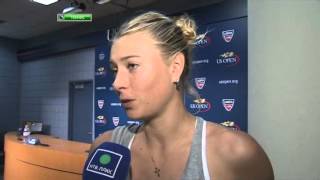 Maria Sharapova Russian Initerview Us Open Sf 2012