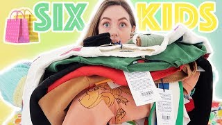 Huge Clothing Haul For Six Kids!
