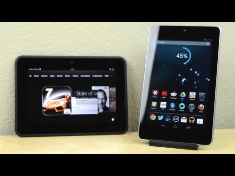 Review: Kindle Fire HD vs Nexus 7
