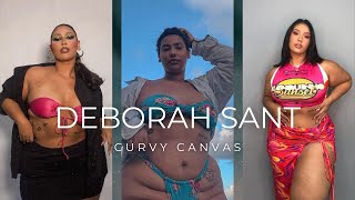 Deborah Sant | Beautiful Brazilian Plus Size Model | Insta Wiki Info | Big Size Curvy Model Story