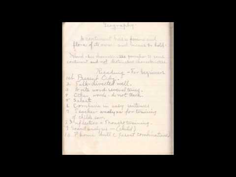 1897 Teachers Notebook of Flora Hanscom at Machiasport Maine