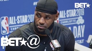 NBA All Stars LeBron James, Dwyane Wade and More Kneel with Kaepernick | BET@