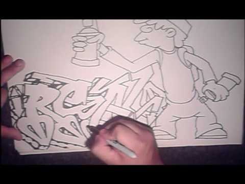 graffiti characters step by step. Heres my new video on how to draw graffiti characters step by step drawing