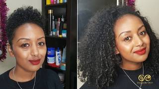 Hair Transformation: Long natural curly hair to short curly hair #NaturalHair #Transformation #Curls