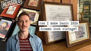 Ikea Frames Get A Vintage Makeover