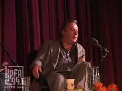 Christopher Hitchens Chris Hedges Debate Moderated by Sasha Lilley