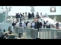 Costa Concordia wreck docks in Genoa klip izle