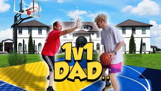My Dad Wanted A Rematch! 1V1 Basketball!