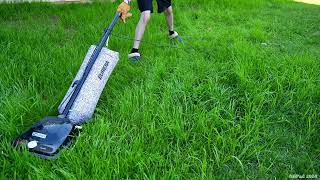 Eureka The Boss Vacuuming The Lawn