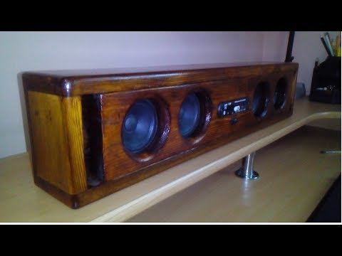 Саундбар из старых компьютерных колонок / Блог компании. / Geektimes Саундбар своими руками: сборка по чертежам и подключение