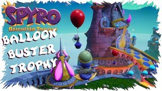 Spyro 3 Reignited Trilogy Balloon Buster Trophy Achievement Guide Ballon Zerplatzer Trophäe Ps4