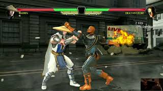 Raiden Fights Deathstroke- Mortal Kombat Vs Dc Universe