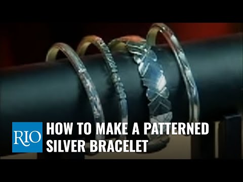 silver beads for jewelry making. How To Make A Patterned Silver