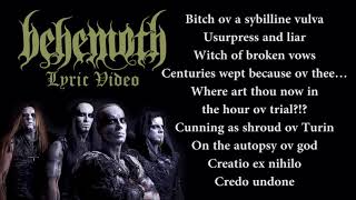 Watch Behemoth Amen video