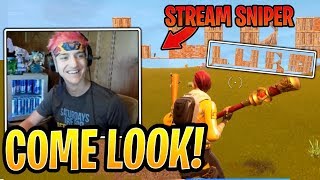 Ninja Helps Nicest Stream Sniper Spell Lupo's Name in Fortnite - Fortnite Best and Funny Moments