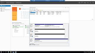 Initializing, Bringing Online, and Creating Basic Volumes in Windows Server 2016