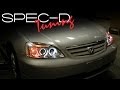 SPECDTUNING INSTALLATION VIDEO: 2001-2003 HONDA CIVIC HEAD LIGHTS / PROJECTOR HEAD LIGHTS