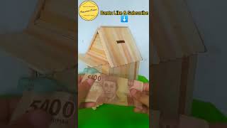 Cara Membuat Miniatur Rumah Dan Celengan Dari Stik Es Krim