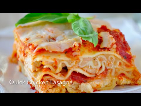 Video Chicken Lasagna Recipe Healthy