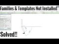 Revit Architecture 2013/2014/2015/2016/2017 Templates And Families Not Installed SOLVED!! Tutorial#1