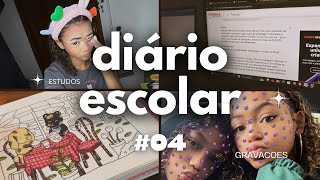 Tarefas Gravação Bobbie Goods Diário Escolar 4 Bia Amaral