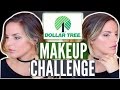 FULL FACE USING DOLLAR TREE MAKEUP CHALLENGE! $11.00 Makeup T...