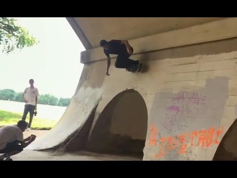 INSTABLAST! - Burnside Pillar Yank!! 360 Flip Into Swimming Pool Ride Away!! Crazy Doorway Carve!!