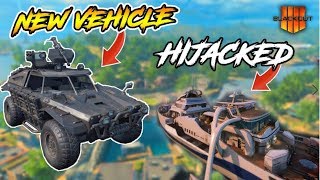 CoD BLACKOUT | **NEW** LANDiNG AT HiJACKED AND GETTiNG A KiLL WiTH THE NEW VEHiCLE!! (SOLO WiN)