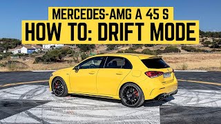 How to: DRIFT MODE op de Mercedes-AMG A 45 S! (English Subs)