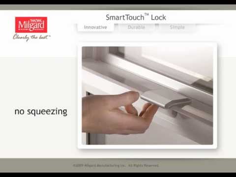 Milgard® SmartTouch™Window Lock -- award-winning lock with one touch operation