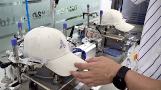 Very Cool! Baseball Cap Mass Production System by Korean Hat Factory