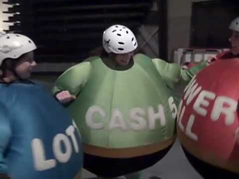 Behind the scenes with the Denver Roller Dolls - The Colorado Lottery creates an in-stadium roller derby contest for our ball mascots!