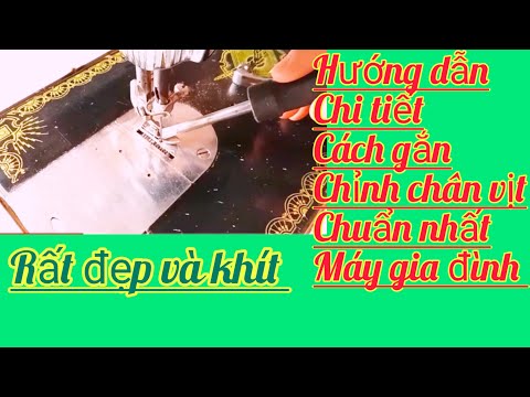Cách lắp chân vịt tra dây kéo giọt nước & chuẩn đẹp nhất