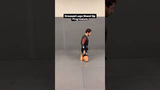Jiu Jitsu Mobility Crossed Legs Stand Up.