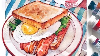 HUNGRY Watercolor series #02