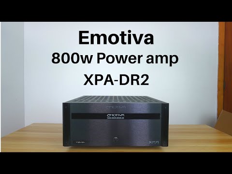 800W power amp !!! Emotiva XPA-DR2