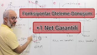 Fonksiyonlarda Öteleme-Dönüşüm | +1 Net #öğrenmegarantili