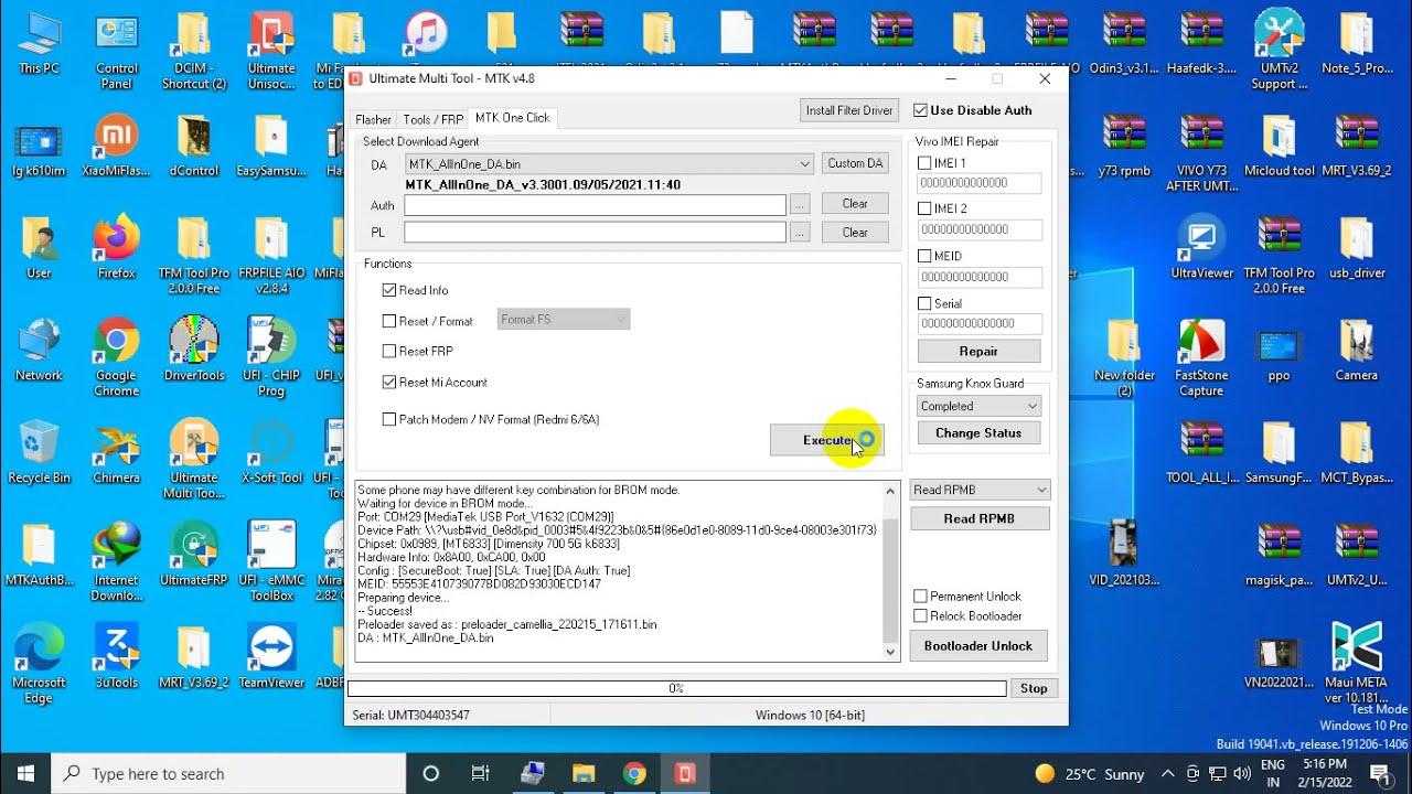 Redmi Note 10T 5G Mi Account Remove By UMT MTK TOOL Redmi Note 10T 5G Mi Account Remove By UMT MTK TOOL