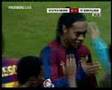 Ronaldinho goal vs Atletico - Barca vs Atletico 1-0