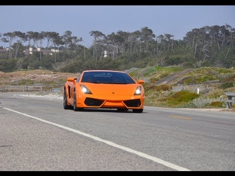 BrianZuk records an orange Lamborghini Gallardo with Fabspeed Test Pipes and