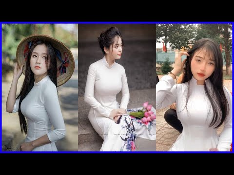 Áo Dài Tâm Hồn To Tròn - Girl Xinh Áo Dài Việt Nam 2021 - Những Mẫu Áo Dài Đẹp p10