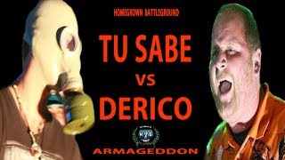 Derico vs Tu Sabe | Homegrown Battleground | Armageddon | Hosted by QP