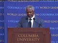 Mr Annan speach at Colombia University Part 1