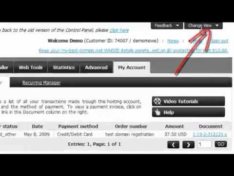 Video ez web hosting control panel Video ez web hosting control panel