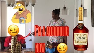 Angry Mom Catches Drunk Son Drinking Alcohol Prank On My Mom