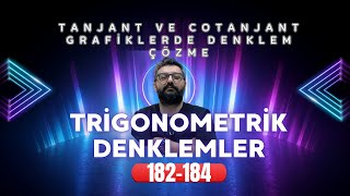 Ayt Matematik Trigonometri Acil Yayınları 2025 Sayfa 182-184Denklemler-Grafikte Denklem Yorumlama