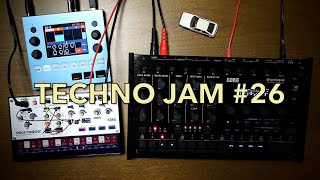 Techno Jam Korg Volca Modular, Drumlogue, 1010Music Bluebox