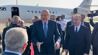 القمة العربية بالجزائر : الوزير الأول يستقبل رئيس مجلس الوزراء للجمهورية اللبنانية