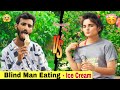 Blind Man Eating Ice Cream Prank | with sexy girl |@showpranks