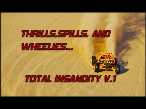 HPI BAJA'S 1/5 SCALE R/C THRILLS, SPILLS, AND WHEELIES. VOLUME 1 - "TOTAL INSANDITY"